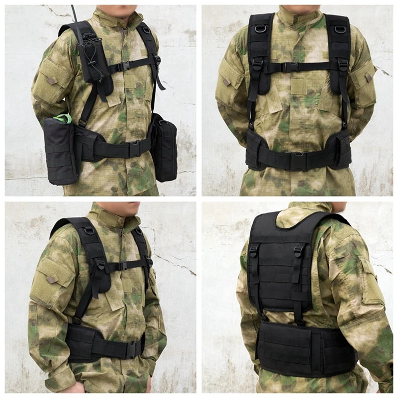 Detachable Tactical Vest Molle - Tactical Belt Rigger recension och pris