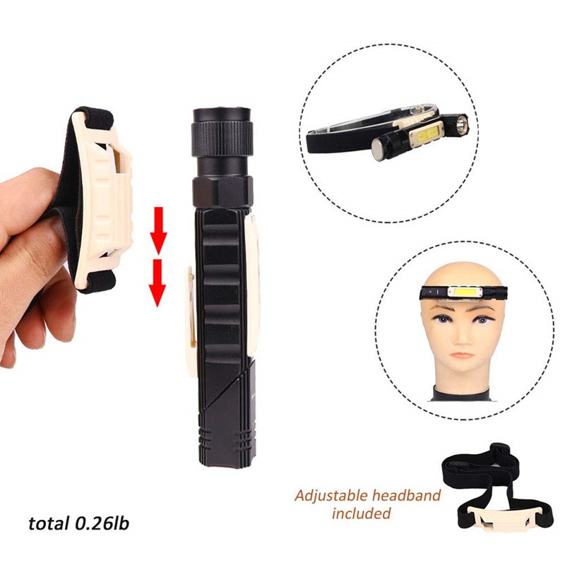 Handfree Tactical Flashlight D - Headlamp Tactical Bright recension och pris