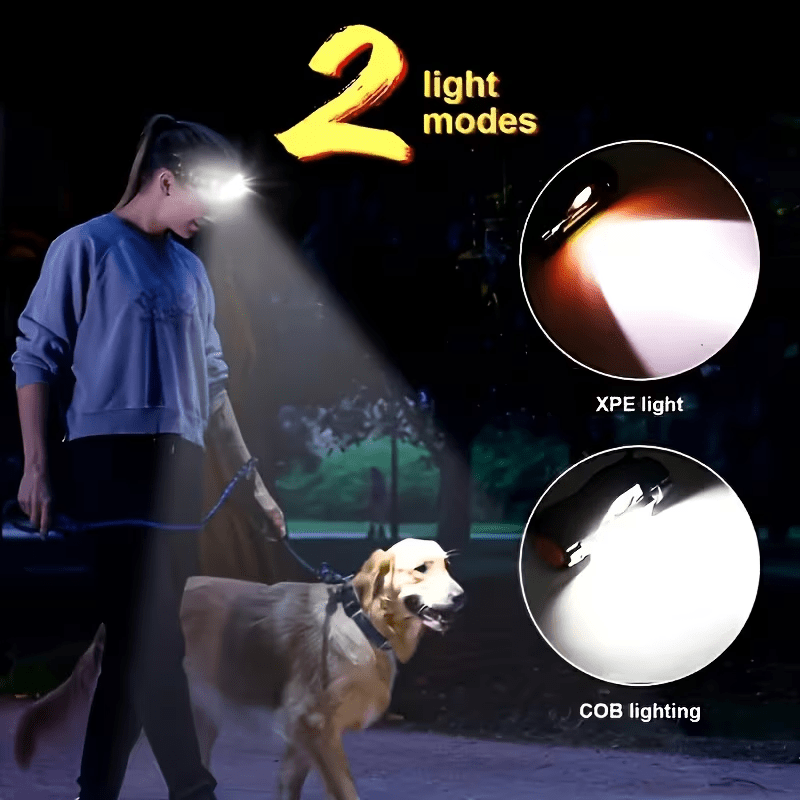 Super Bright Flashlight USB Re - Headlamp Tactical Bright recension och pris