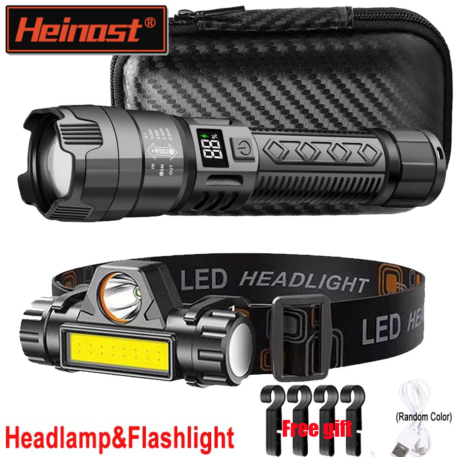 High Strong Power Led Flashlig - Headlamp Tactical Bright recension och pris