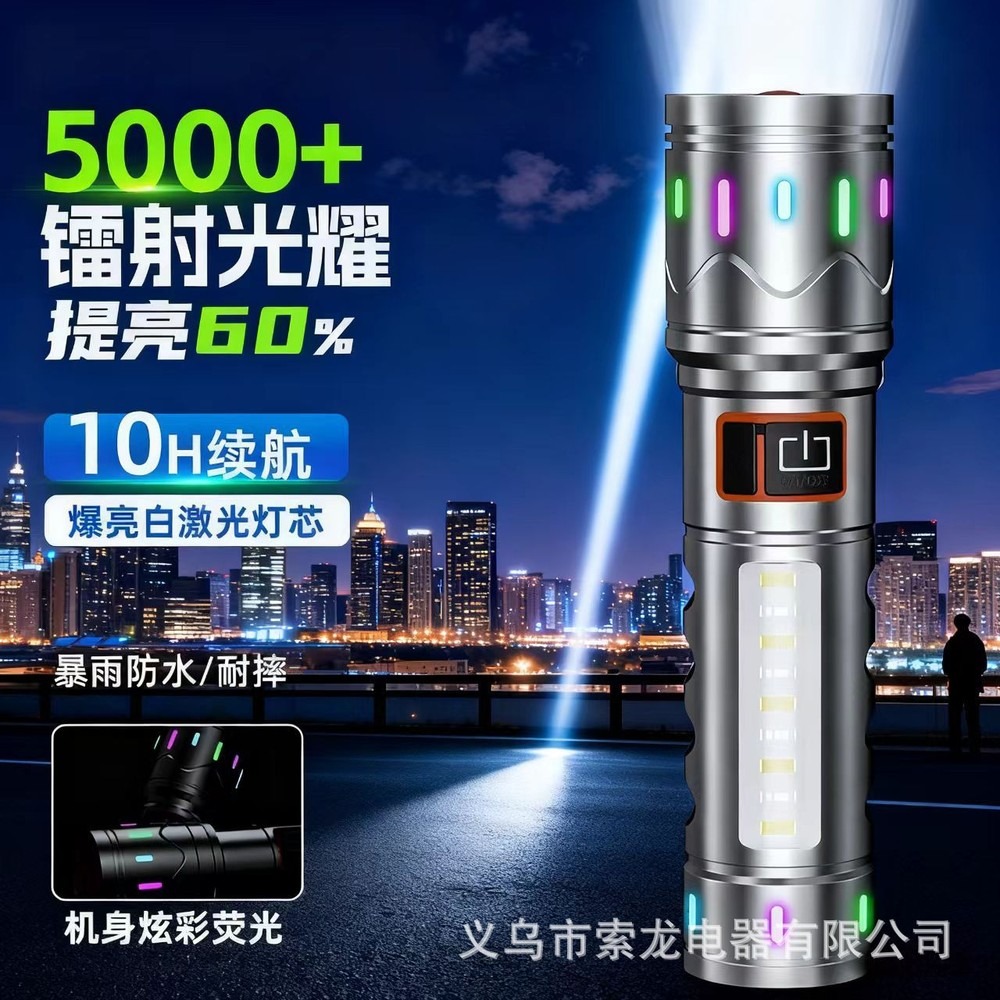 Tactical Flashlight, White Las - Headlamp Tactical Bright recension och pris