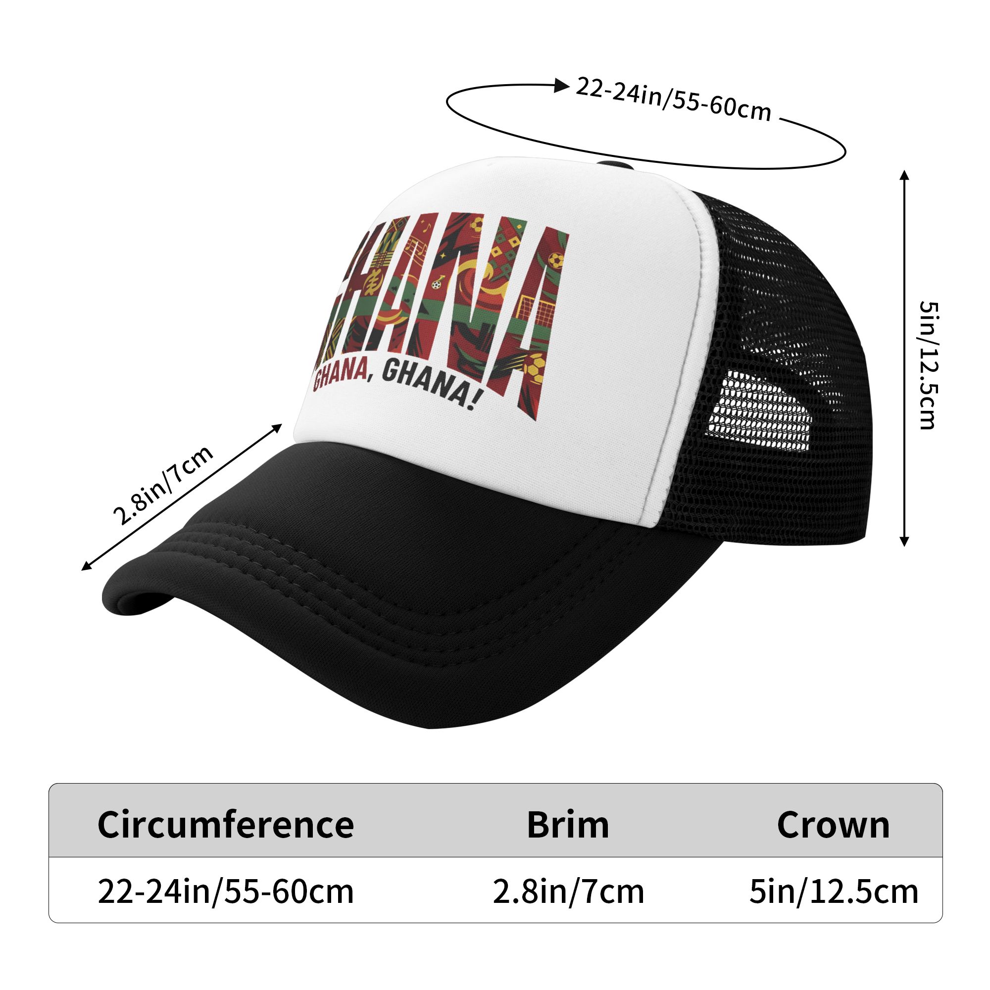 Ghana National Team  Sun Hats  - Hunting Outdoor Logos recension och pris