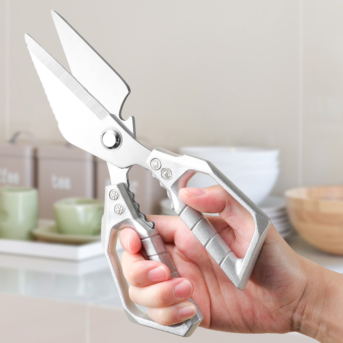 Heavy Duty Kitchen Scissors Me - Outdoor Hunting Kitchen recension och pris