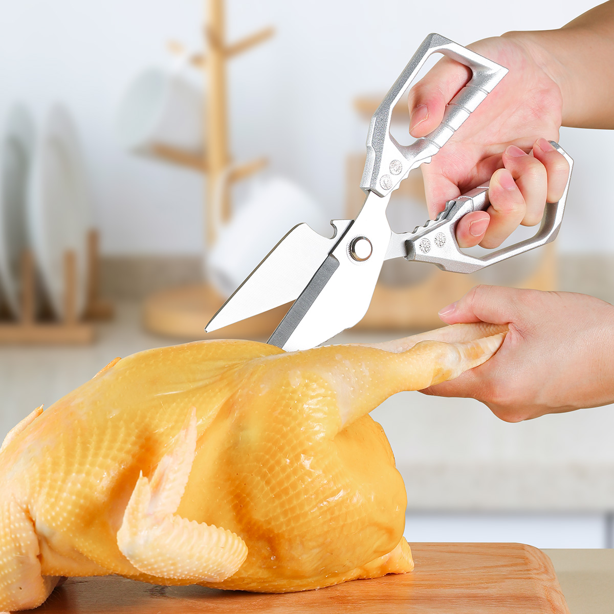 Heavy Duty Kitchen Scissors Me - Outdoor Hunting Kitchen recension och pris