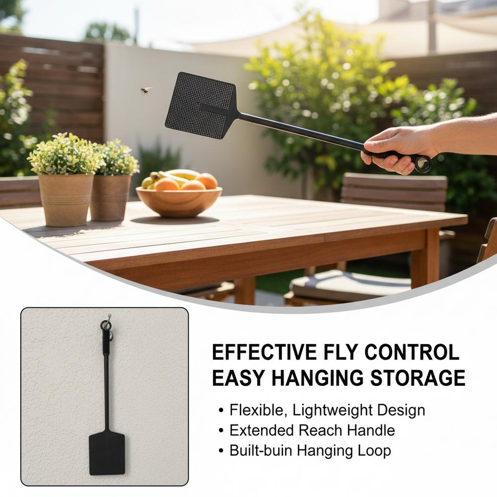 Fly Swatter with Long Handle M - Outdoor Hunting Kitchen recension och pris